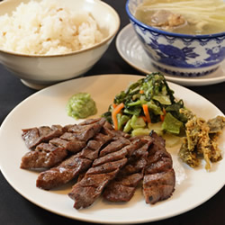 まかない牛たん焼定食